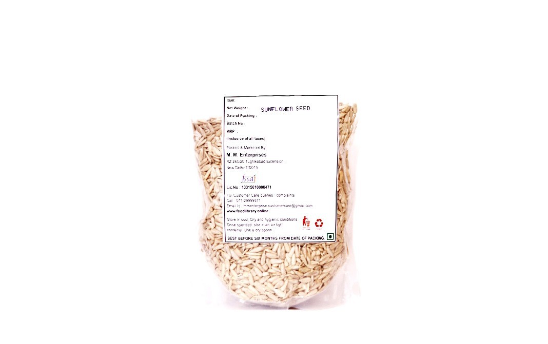 Food Library Sunflower Seeds    Pack  200 grams